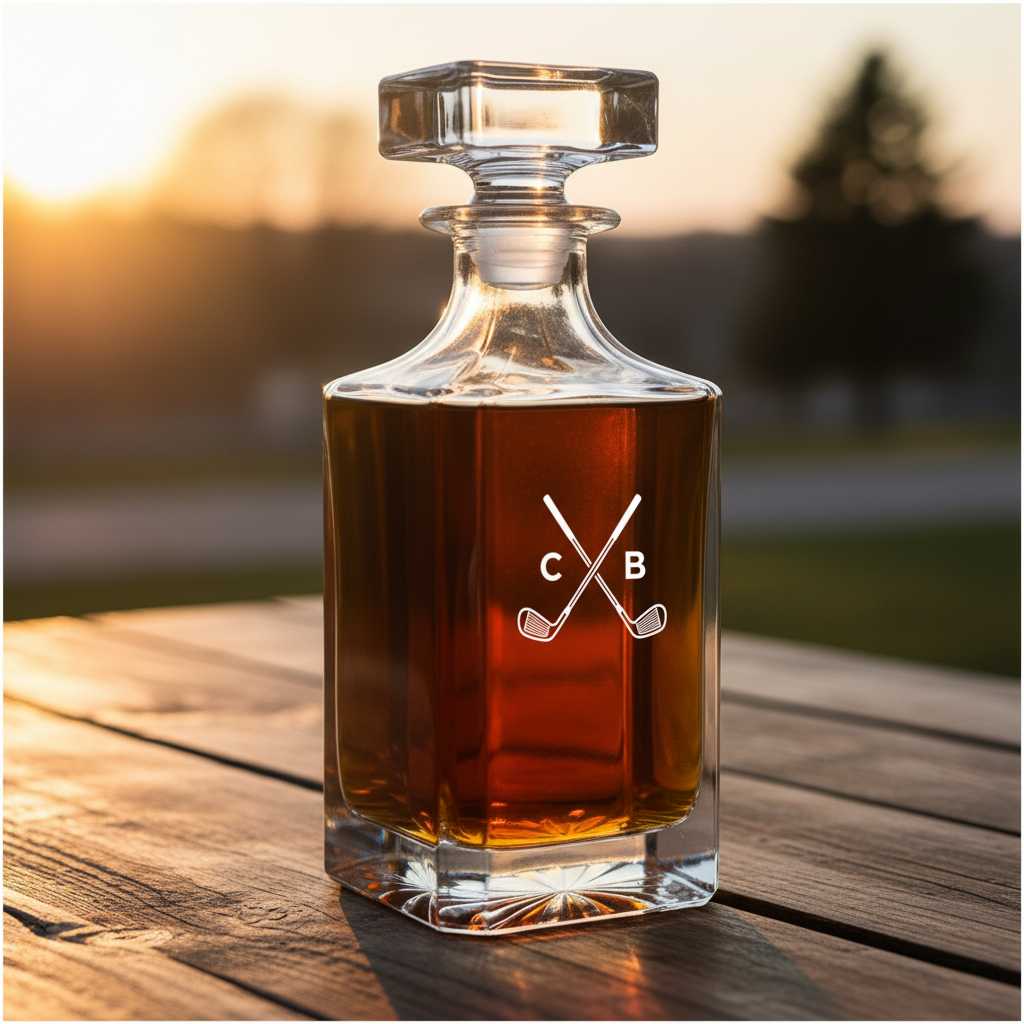 Personalized Golf Decanter