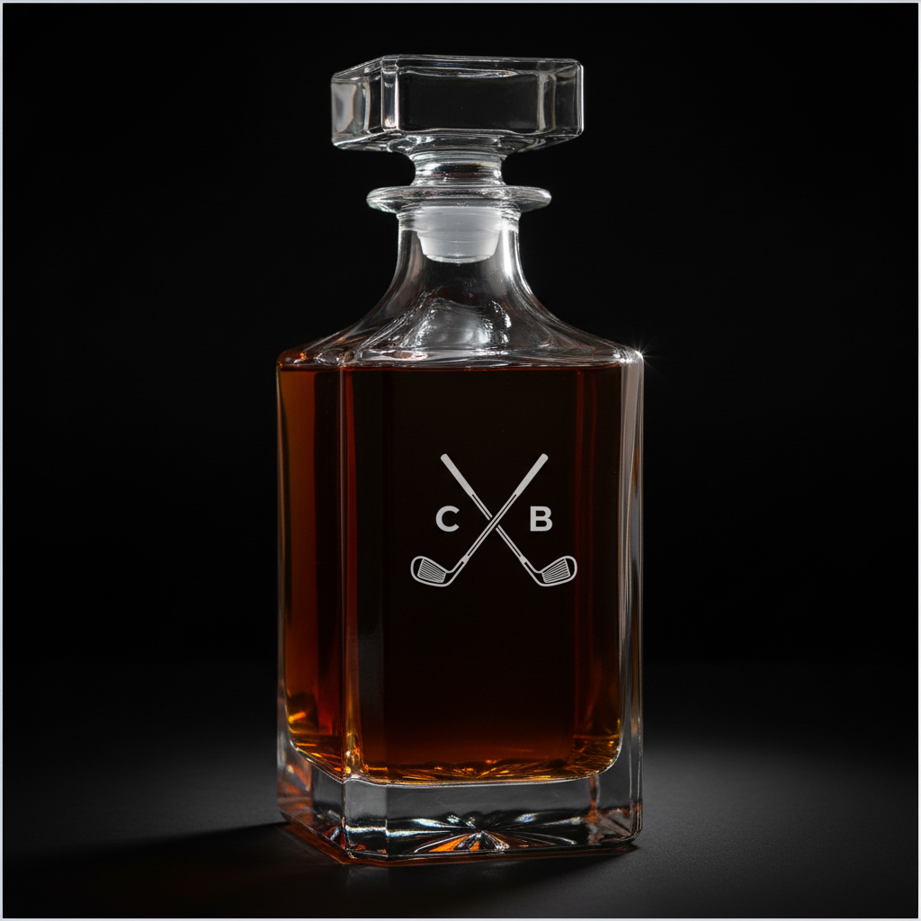 Personalized Golf Decanter