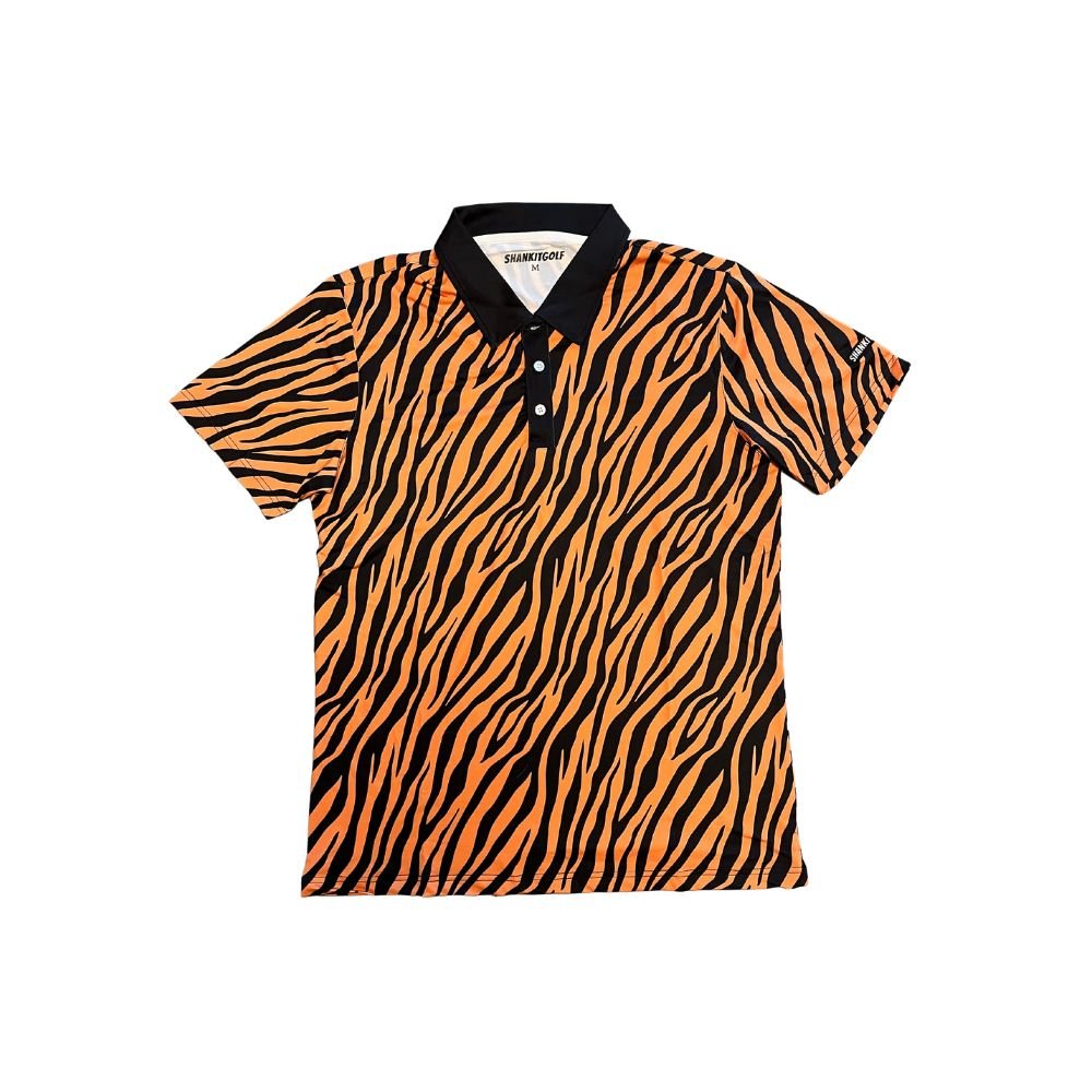 Tiger Golf Polo – Athletic Fit, Moisture-Wicking Performance - Groovy ...