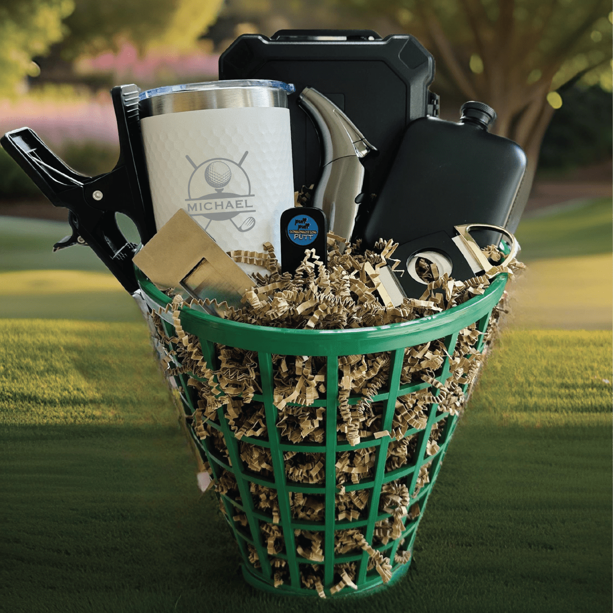 Cigar Lovers Golf Gift Basket - Groovy Golfer