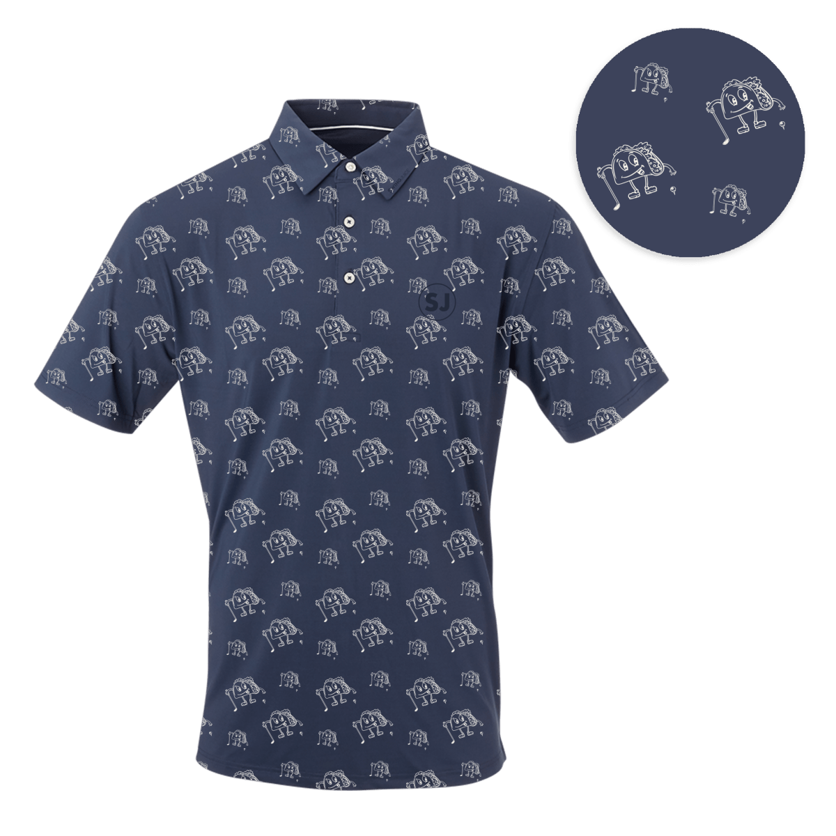 Golf & Tacos Men's Polo