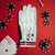 Texas Hole’em golf glove with gambler theme, made of premium cabretta leather