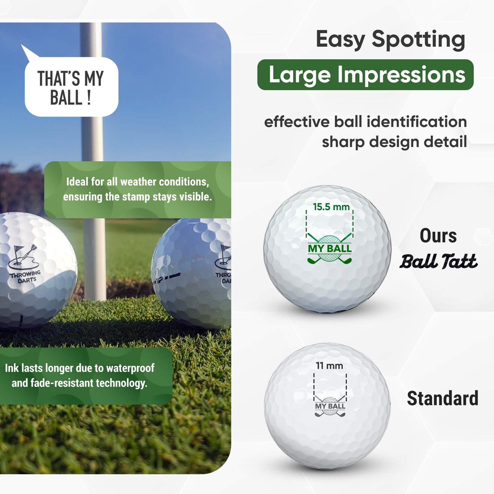 Throwing Darts Golf Stamp