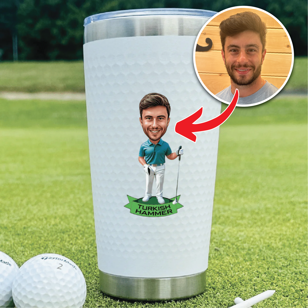 Tee Time Golf Tumbler