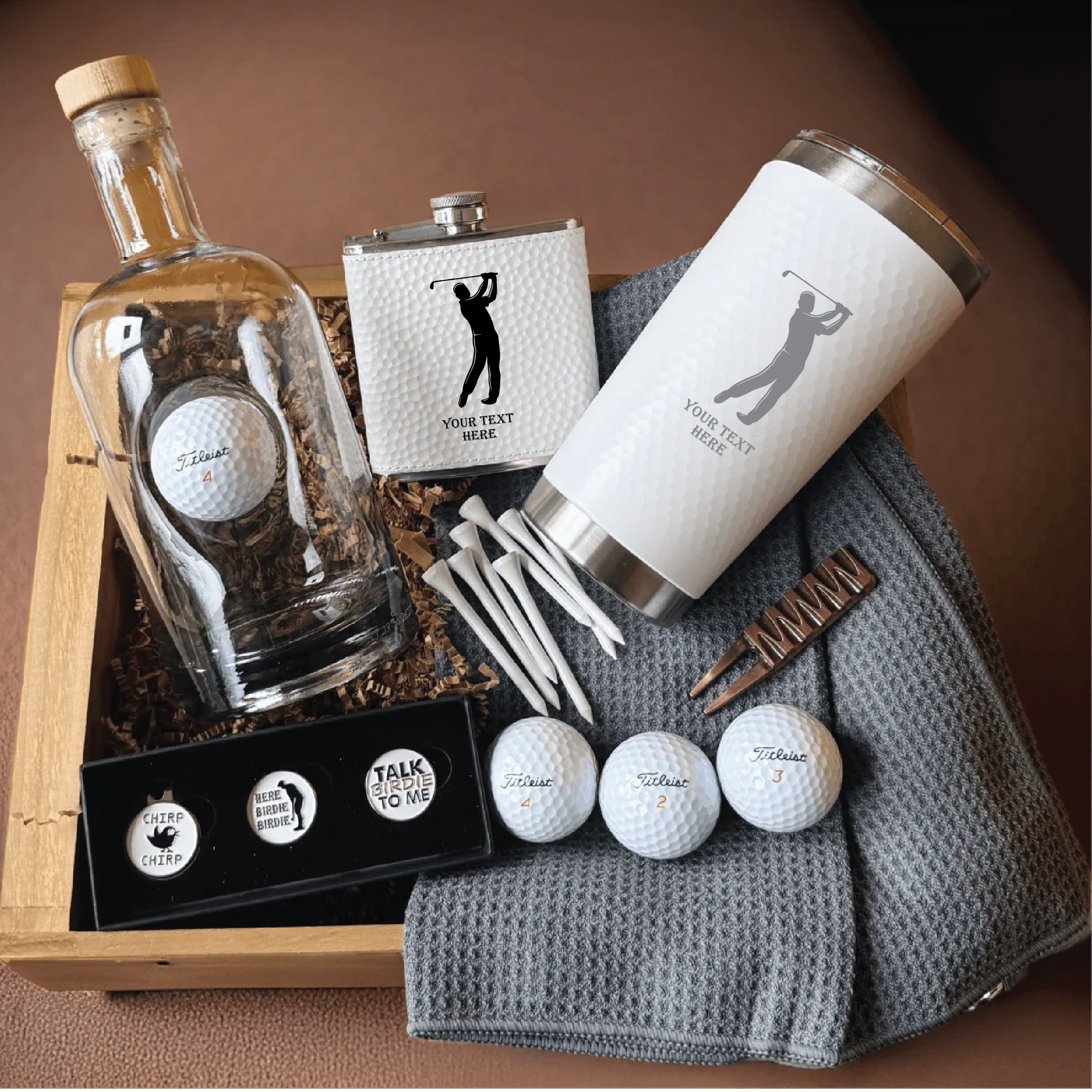 Ultimate Golf Gift Basket – Personalized Golf Gift for Golfers - Groovy ...