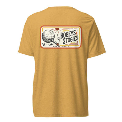 Bogeys And Stogies Mustard T Shirt