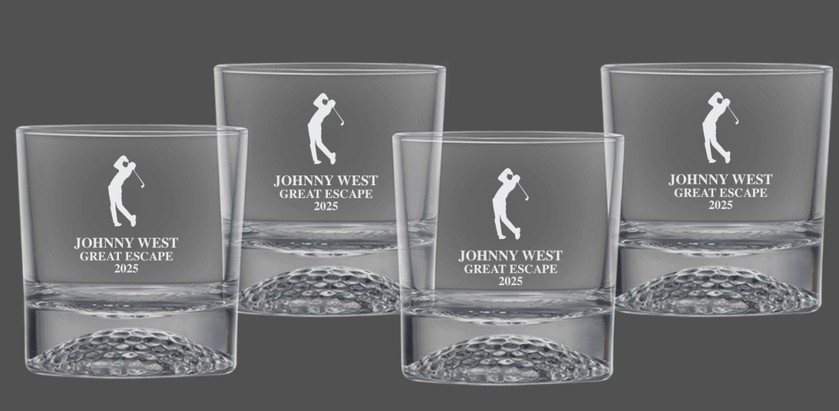 Golf Ball Whiskey Glasses