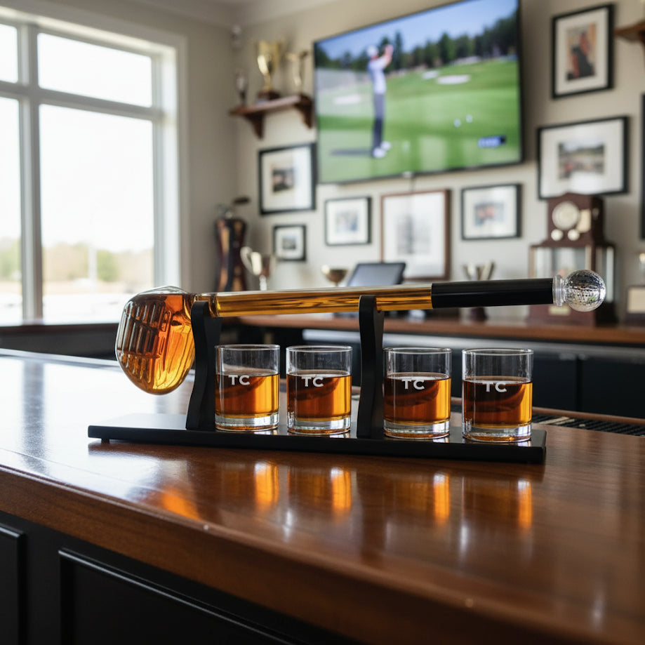 Personalized Golf Club Decanter Set