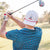Backswing of Golfer In Texas Hat 