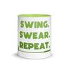 Swing Swear Repeat Mug