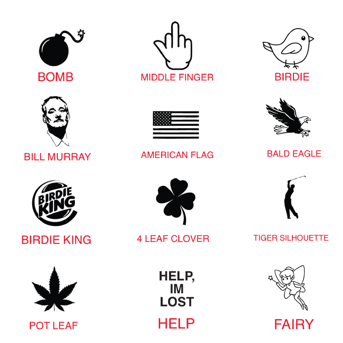 Stamp &amp; Swing Custom Golf Ball Marker