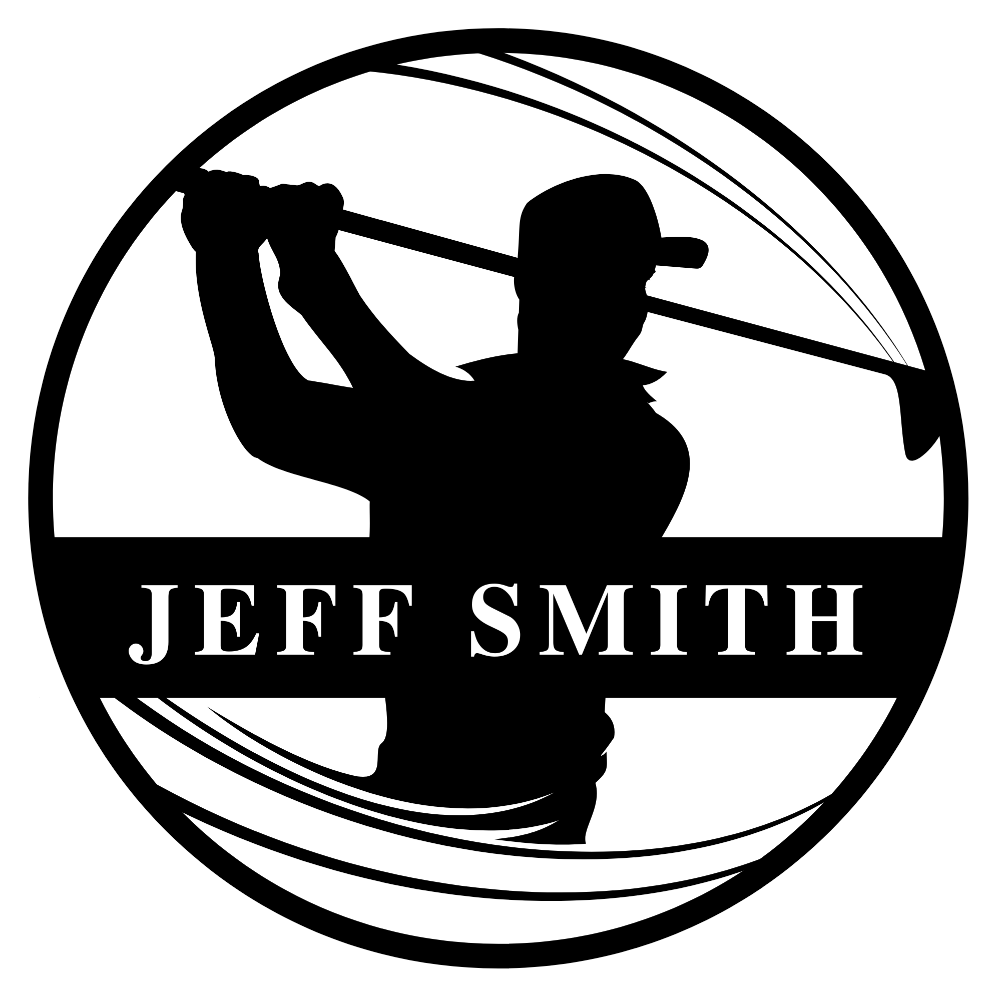 Custom Metal Golf Sign