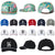 Custom golf hat with personalized cartoon image and text