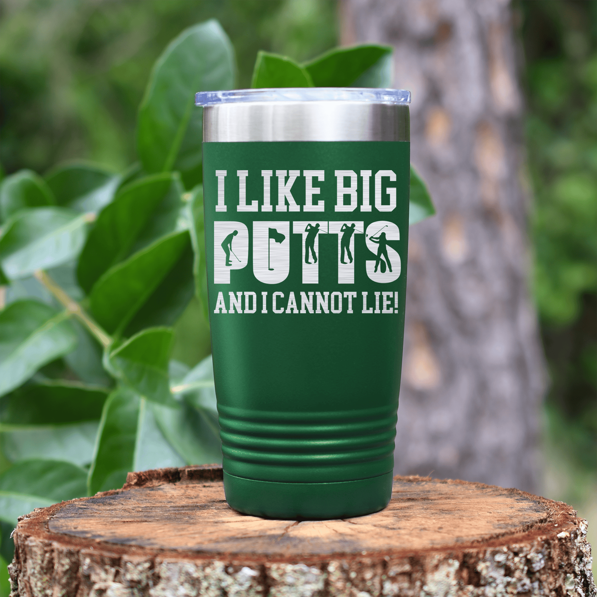 Green golf tumbler Baby Got Back