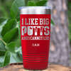Red Golf Tumbler With Baby Got Back Design