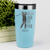 Teal Golf Tumbler With Best Dad By Par Design