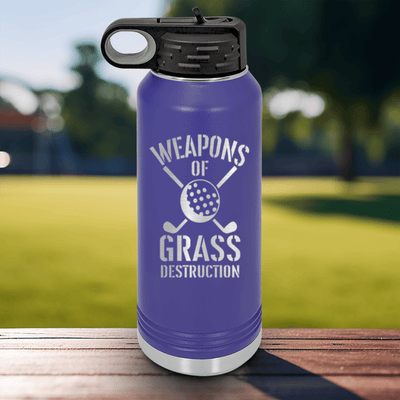 Purple golf water bottle Best Weapons