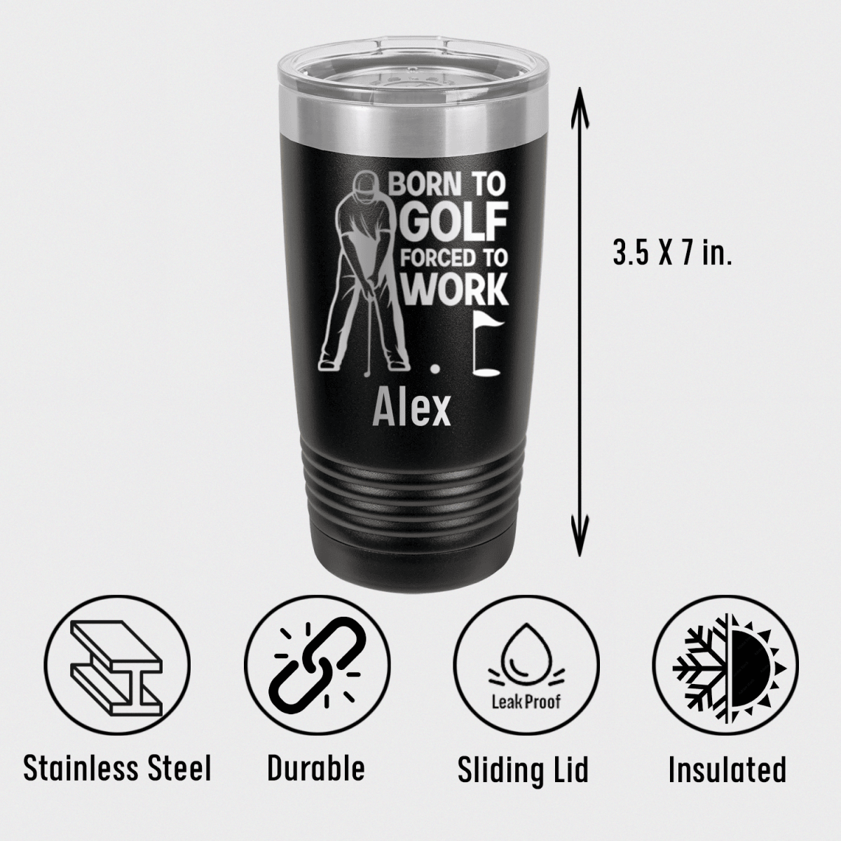 Born To Golf Tumbler
