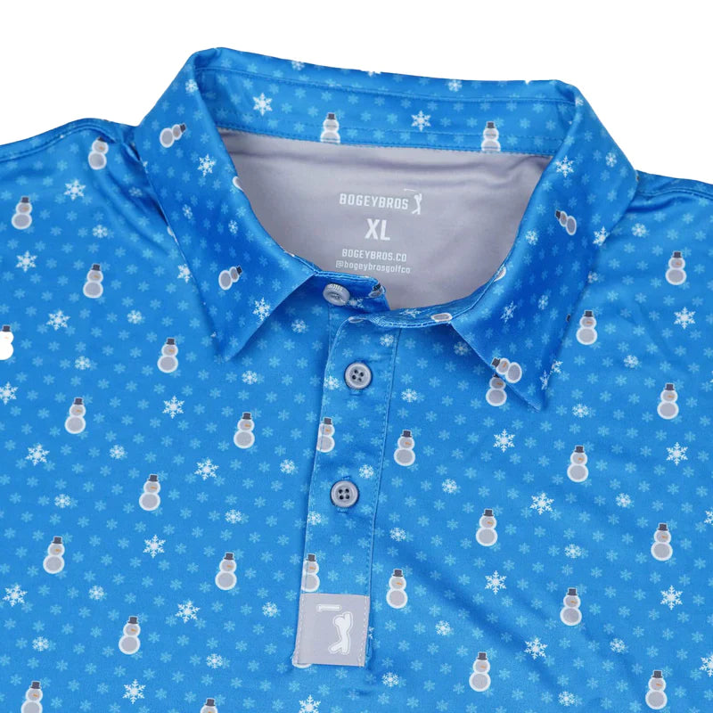 Snowman Golf Polo