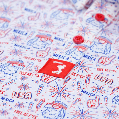 'Merica Golf Polo