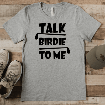 Grey Mens T-Shirt With Dirty Birdie Design