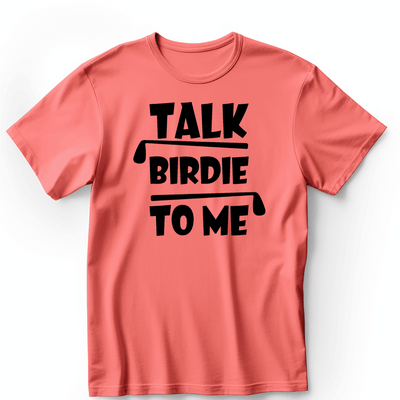 Light Red Mens T-Shirt With Dirty Birdie Design