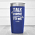 Blue Golf Tumbler With Dirty Birdie Design