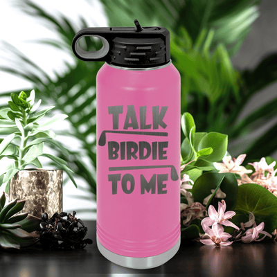 Pink golf water bottle Dirty Birdie