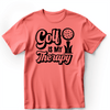 Light Red Mens T-Shirt With Golf Is My Therapy Design