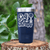 Navy golf tumbler Golf Is My Therapy