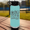 Teal golf water bottle Golf Is My Therapy