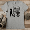 Grey Mens T-Shirt With Golf Thief Design