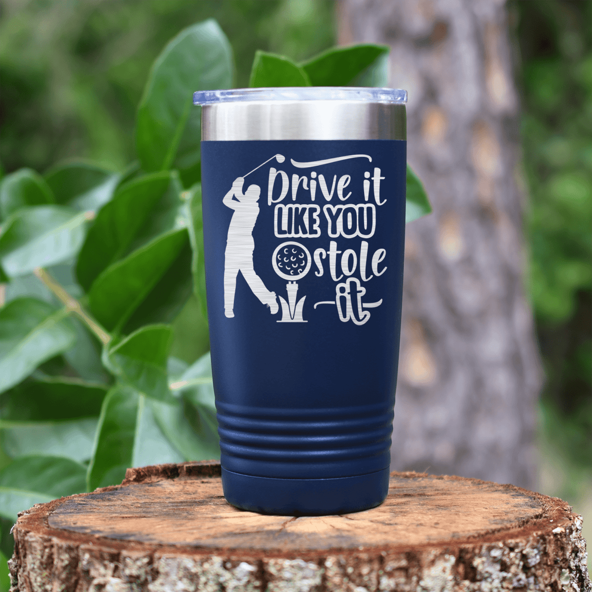 Navy golf tumbler Golf Thief