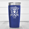 Blue Golf Tumbler With Greatest Mom By Par Design