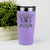 Light Purple golf tumbler Greatest Mom By Par