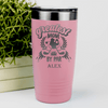 Salmon Golf Tumbler With Greatest Mom By Par Design