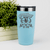 Teal golf tumbler Greatest Mom By Par