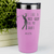 Pink Golf Tumbler With Grip On My Shaft Design