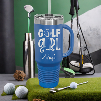 Stylish Golf Girl Tumbler