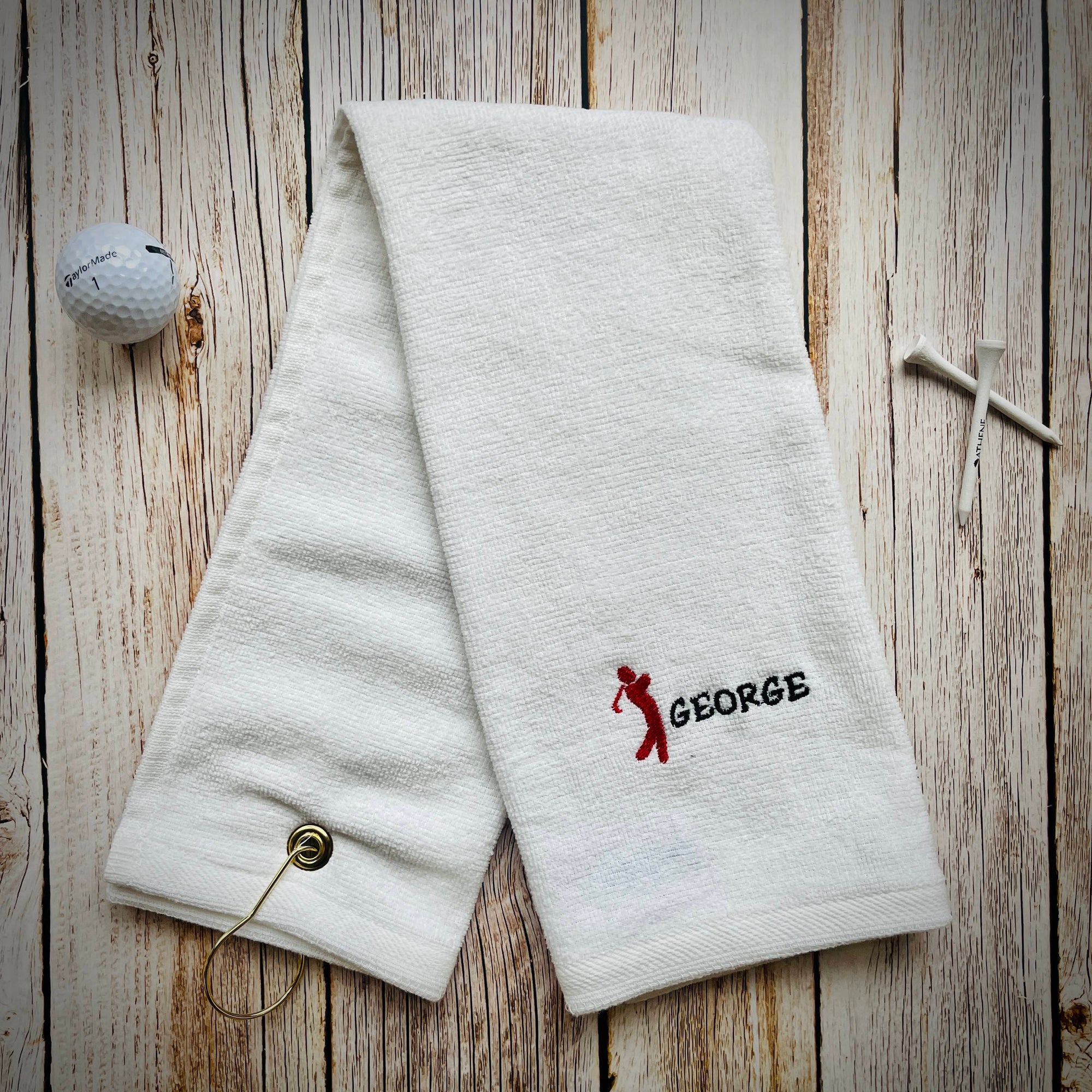 Tee Time Custom Golf Towel