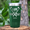 Green Golf Tumbler With I Love Foreplay Design
