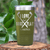 Military Green Golf Tumbler With I Love Foreplay Design