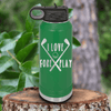 Green golf water bottle I Love Foreplay