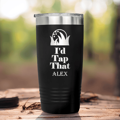 Black Golf Tumbler With Id Tap That Design