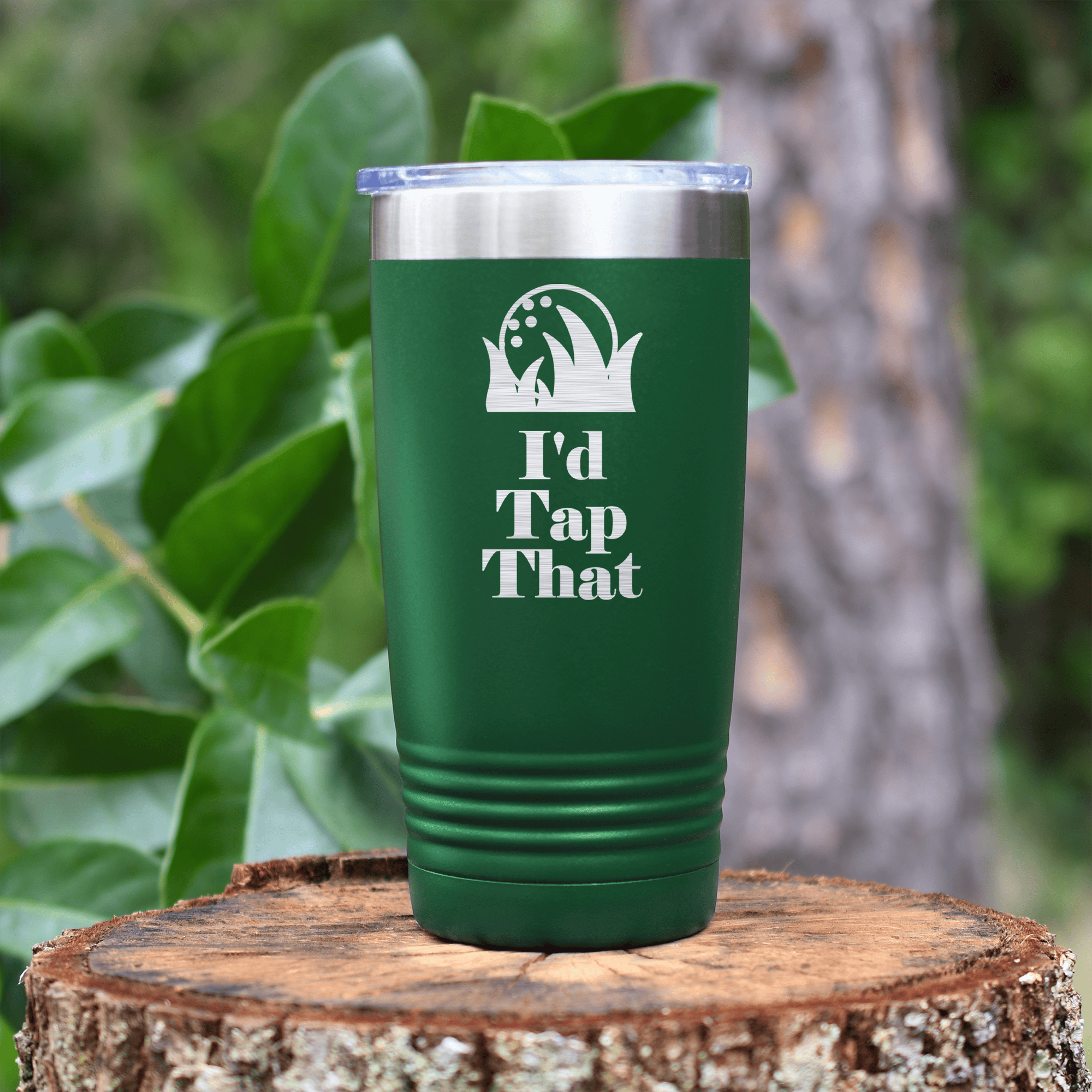 Green golf tumbler Id Tap That