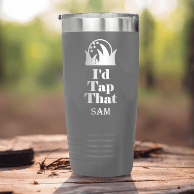 Grey Golf Tumbler With Id Tap That Design
