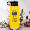 Yellow golf water bottle Id Tap That