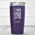 Purple Golf Tumbler With It Takes Balls To Golf Like I Do Design