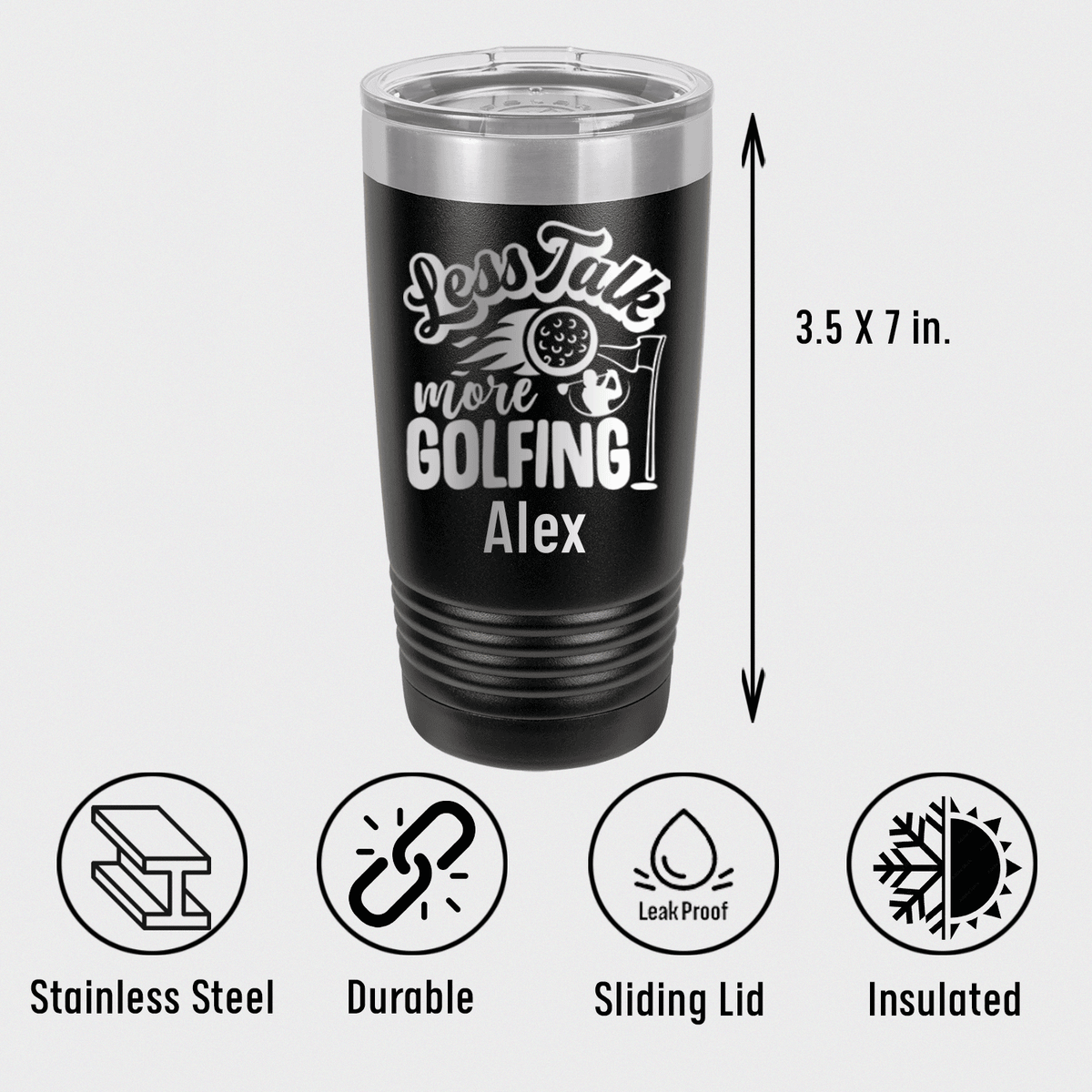 Less Talk More Golf Tumbler