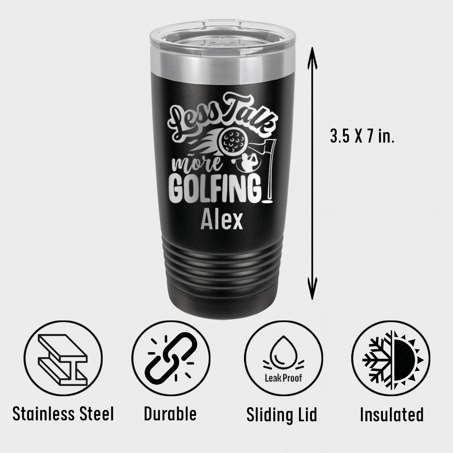 Less Talk More Golf Tumbler
